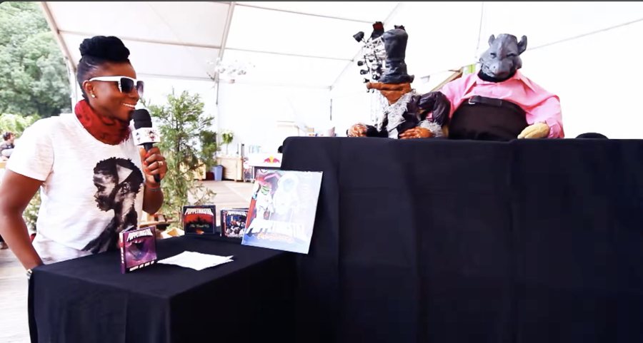 Capture de l'émission Aline au pays des merveilles avec Puppetmastaz