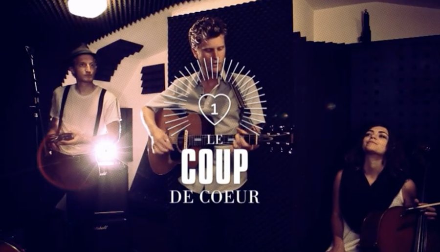 Capture de l'émission Aline au pays des merveilles avec The Lumineers